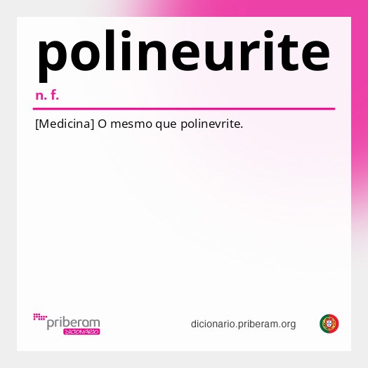 Significado de polineurite