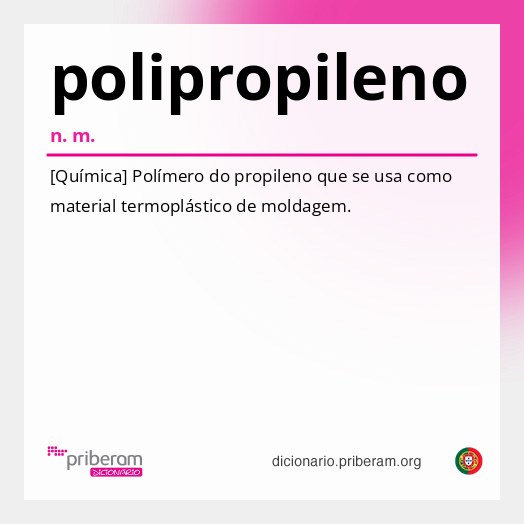 Significado de polipropileno