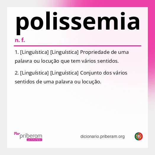 Significado de polissemia