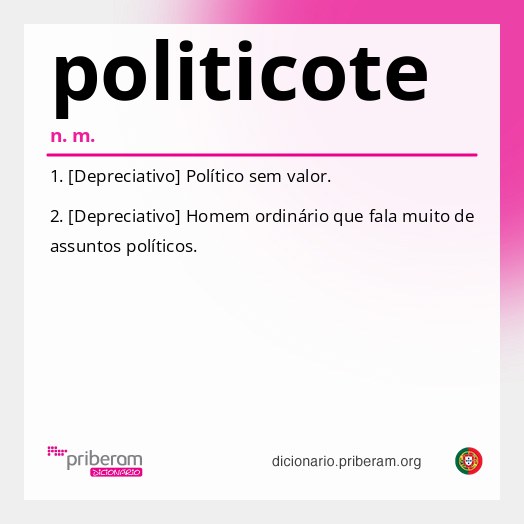 Significado de politicote