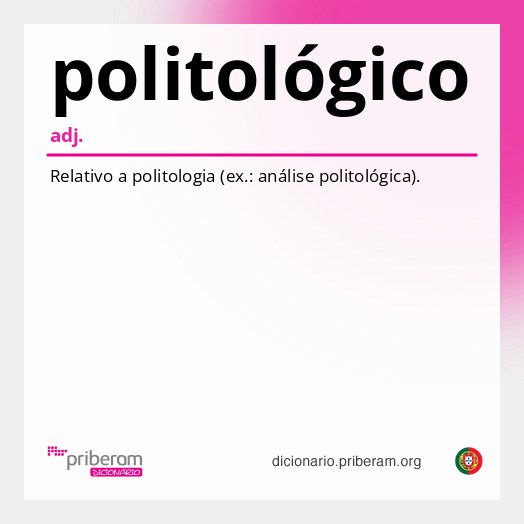 Significado de politológico