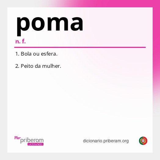 Significado de poma