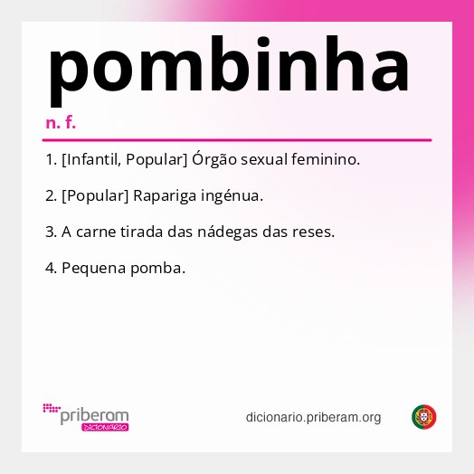 Significado de pombinha