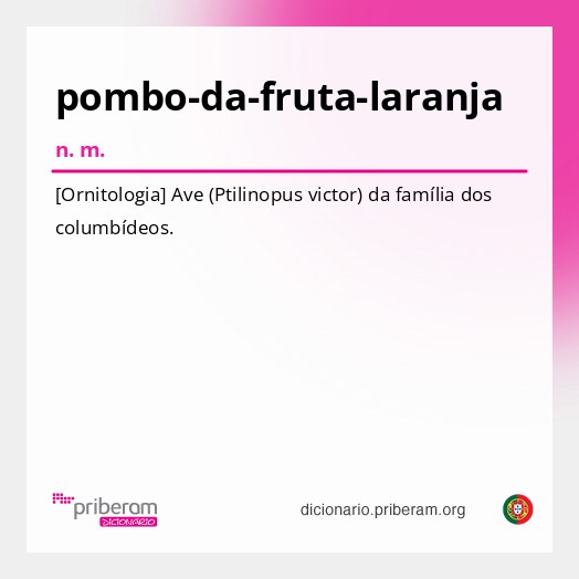 Significado de pombo-da-fruta-laranja