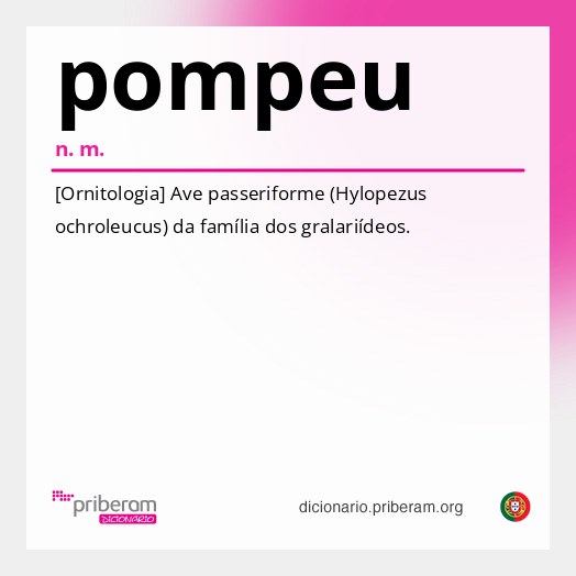 Significado de pompeu