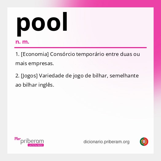 Significado de pool
