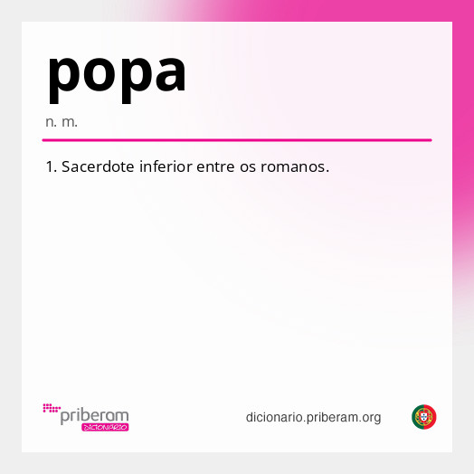 Significado de popa