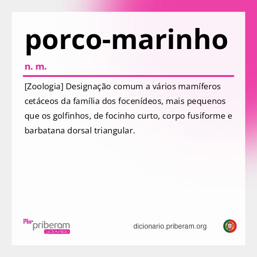 Significado de porco-marinho