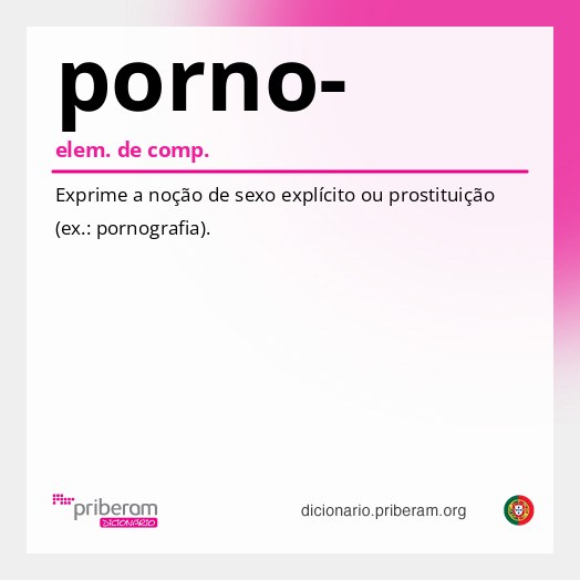Significado de porno-