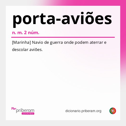 Significado de porta-aviões