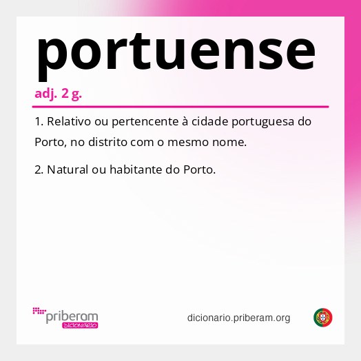 Significado de portuense