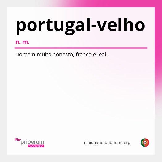 Significado de portugal-velho