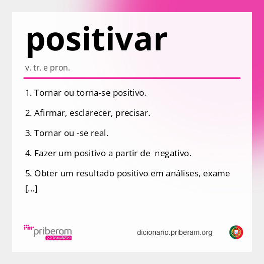 Significado de positivar