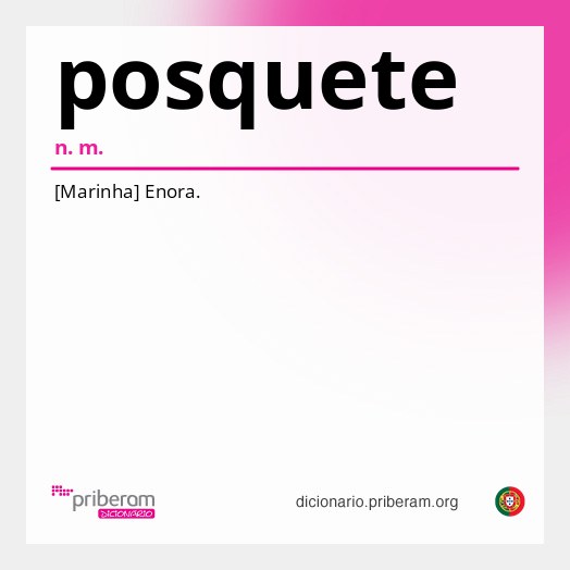 Significado de posquete