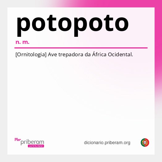 Significado de potopoto