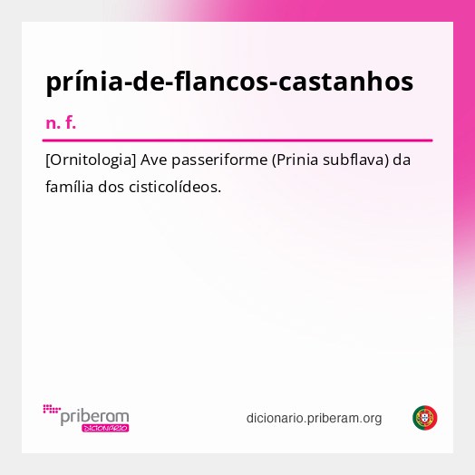 Significado de prínia-de-flancos-castanhos