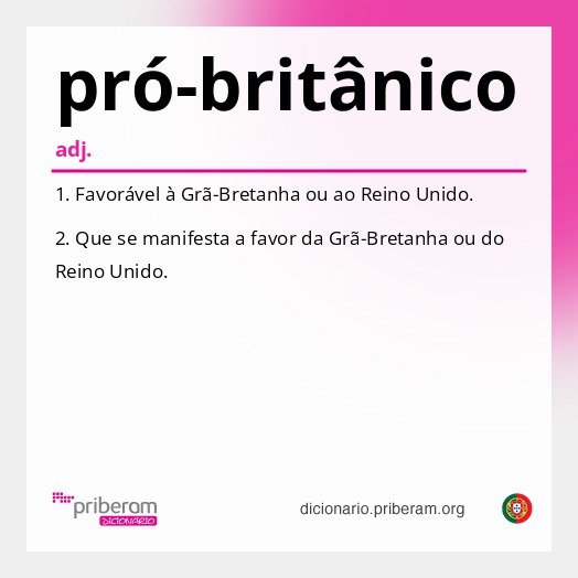 Significado de pró-britânico