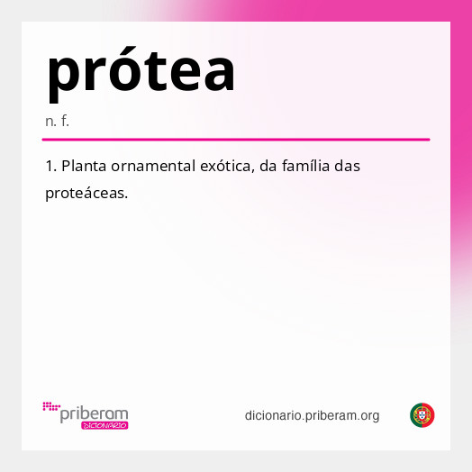 Significado de prótea