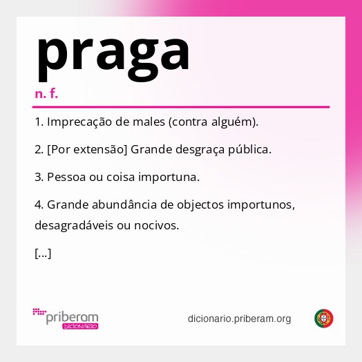 Significado de praga