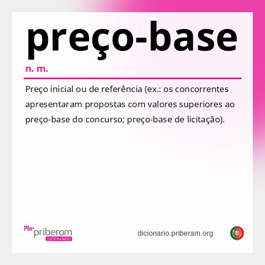 Significado de preço-base