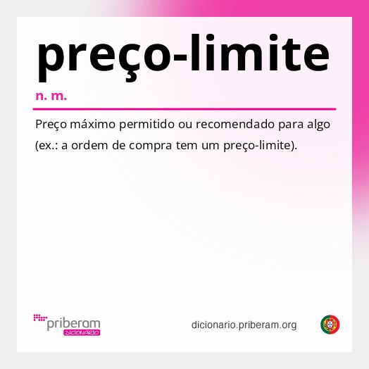 Significado de preço-limite