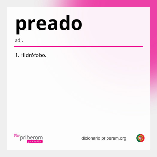 Significado de preado