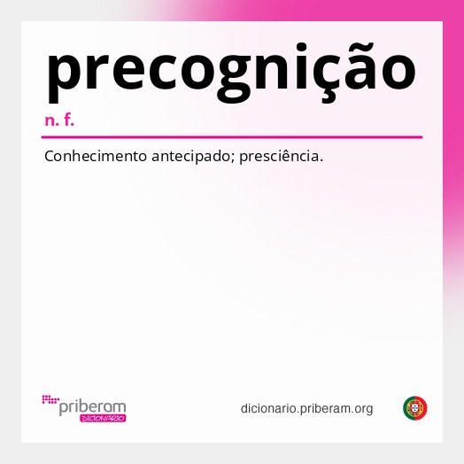 Significado de precognição