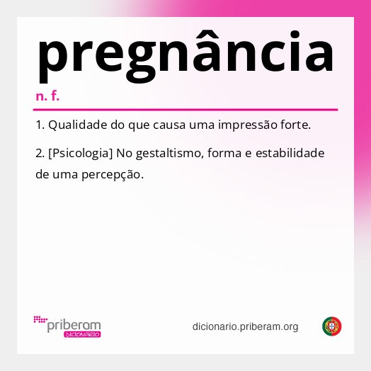 Significado de pregnância