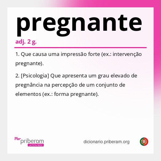 Significado de pregnante