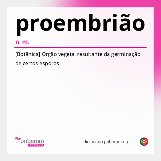 Significado de proembrião