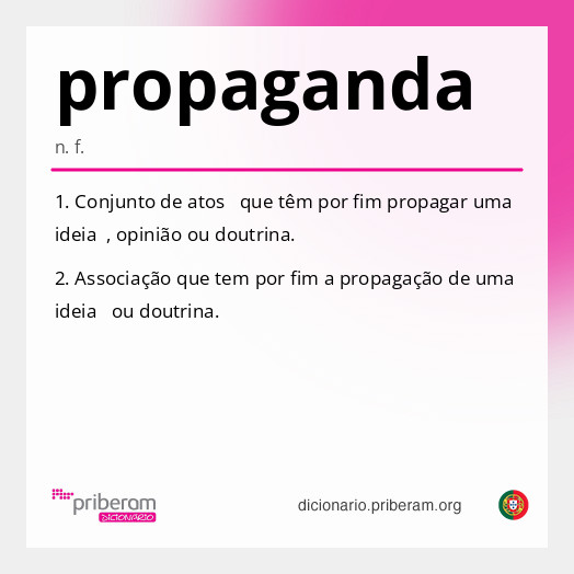 Significado de propaganda