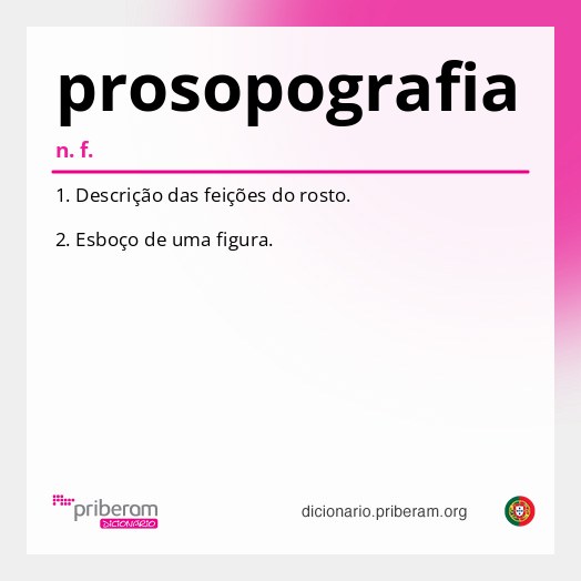 Significado de prosopografia