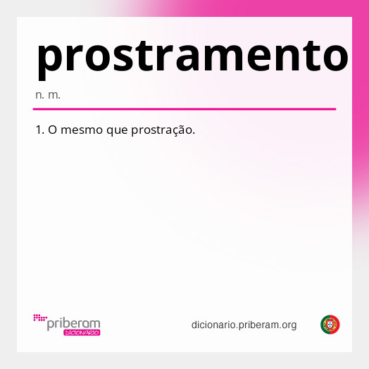 Significado de prostramento