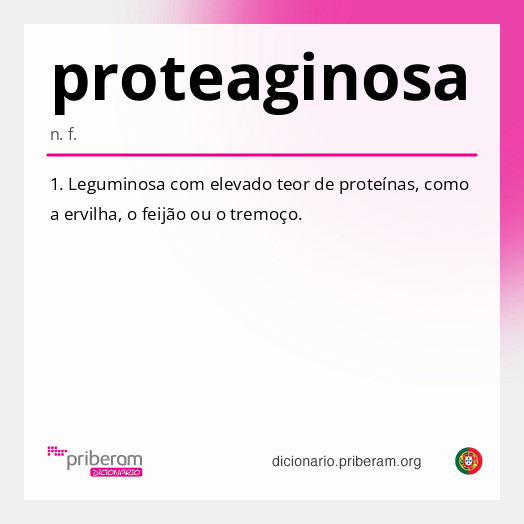 Significado de proteaginosa