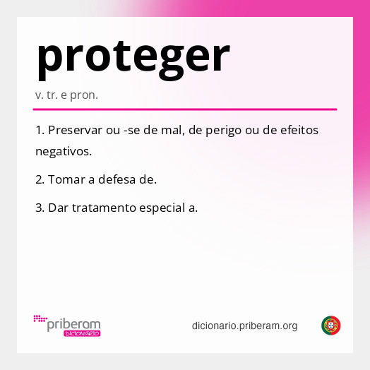 Significado de proteger