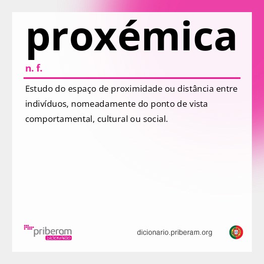 Significado de proxémica