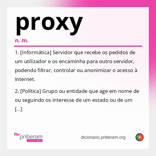Significado de proxy