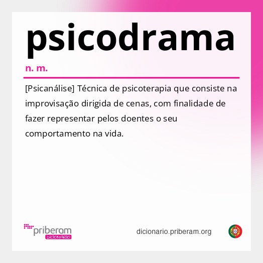 Significado de psicodrama