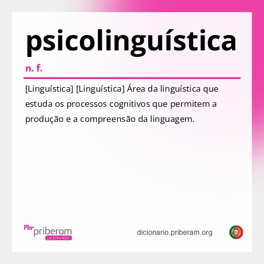 Significado de psicolinguística