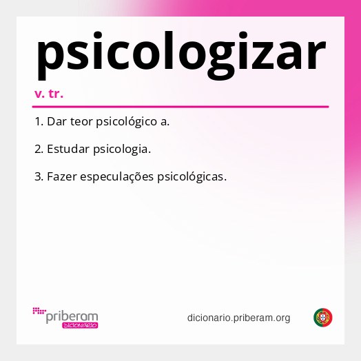 Significado de psicologizar