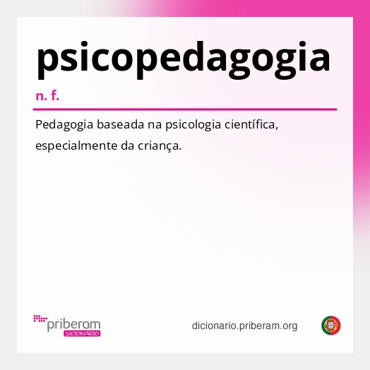 Significado de psicopedagogia