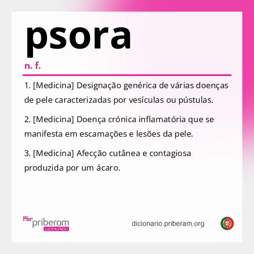 Significado de psora