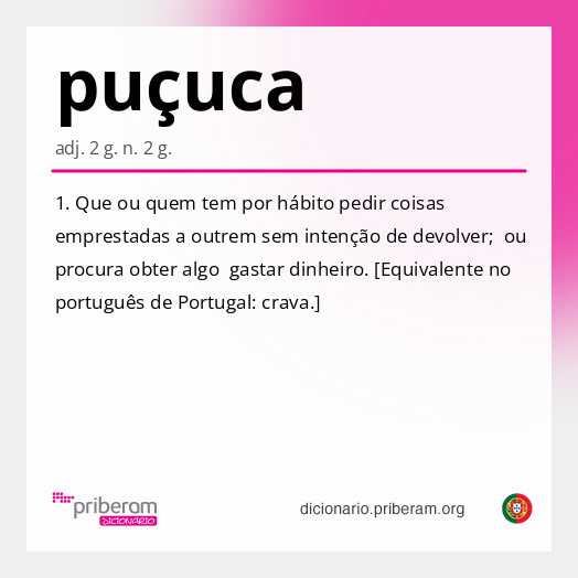 Significado de puçuca