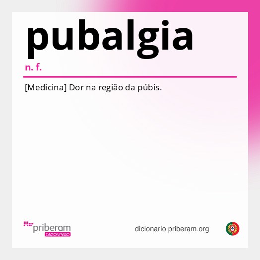 Significado de pubalgia