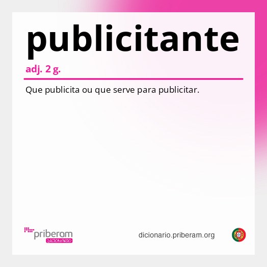 Significado de publicitante