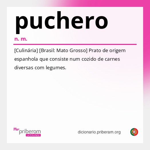 Significado de puchero