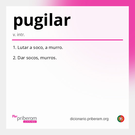 Significado de pugilar