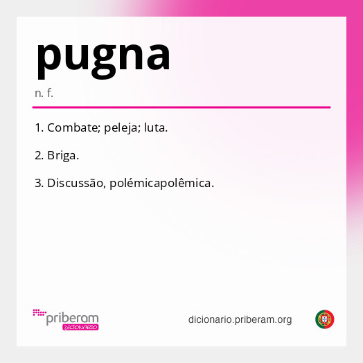 Significado de pugna