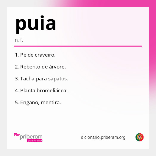 Significado de puia