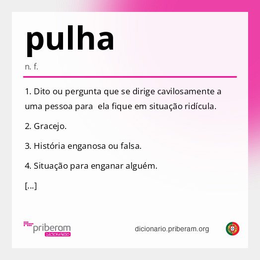 Significado de pulha